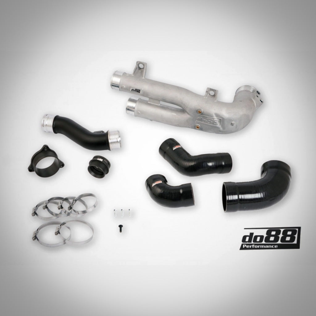 Do88 Aluminium Ladeluftrohr für BMW G87 M2, G80/G81 M3, G82/G83 M4, F97 X3M, F98 X4M S58-inklusive Teilegutachten. Ideales Upgrade für Ihr FBO-Setup!.