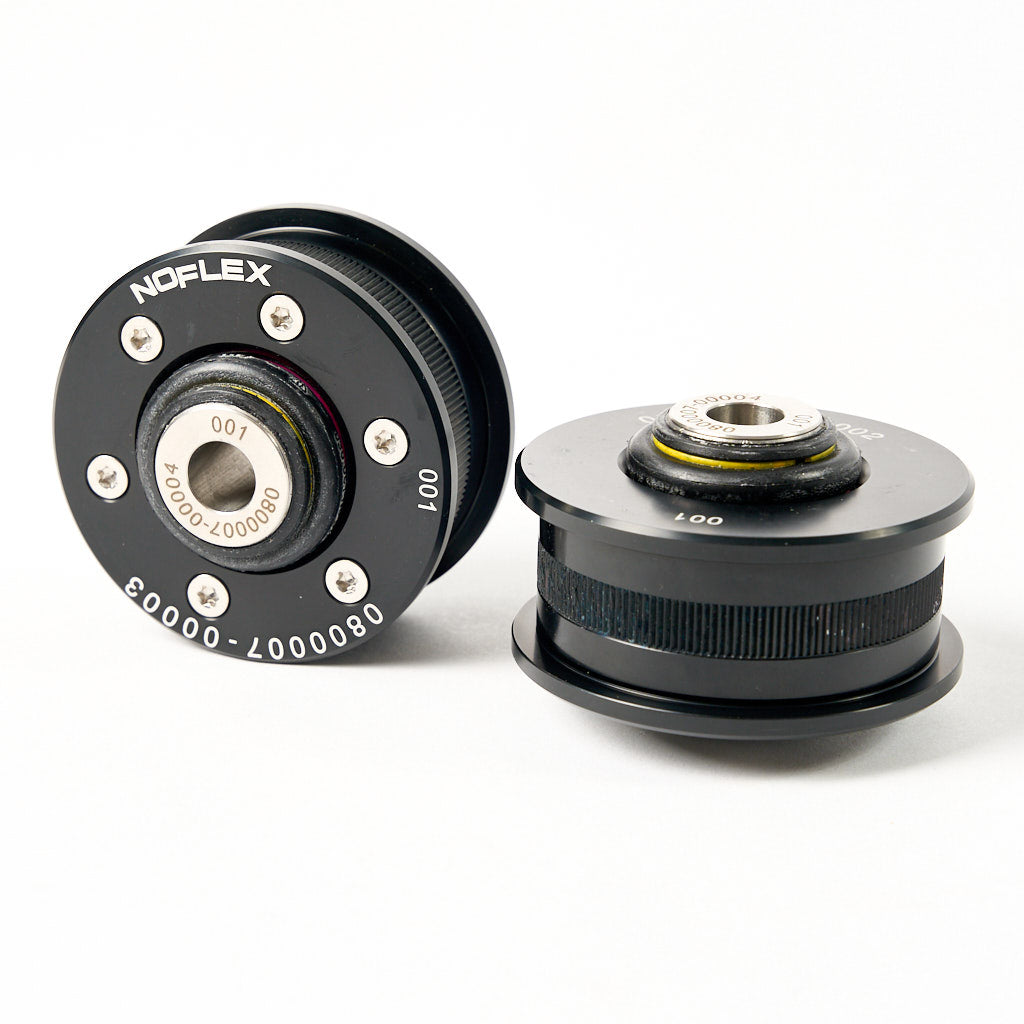 NoFlex Bearings: Uniball Lager für vorderen Querlenker vorne passend für Golf 7, Audi A3, Seat Leon und Skoda Octavia 3