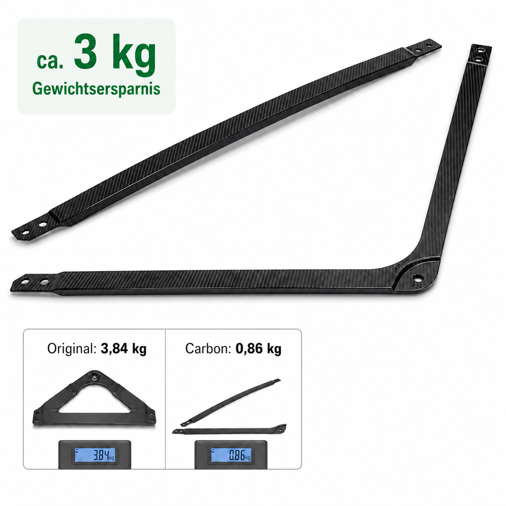 55Parts Special: Carbon CFK Domstrebe passend für BMW M2, M3, M4 (G80, G81, G82, G83, G87)