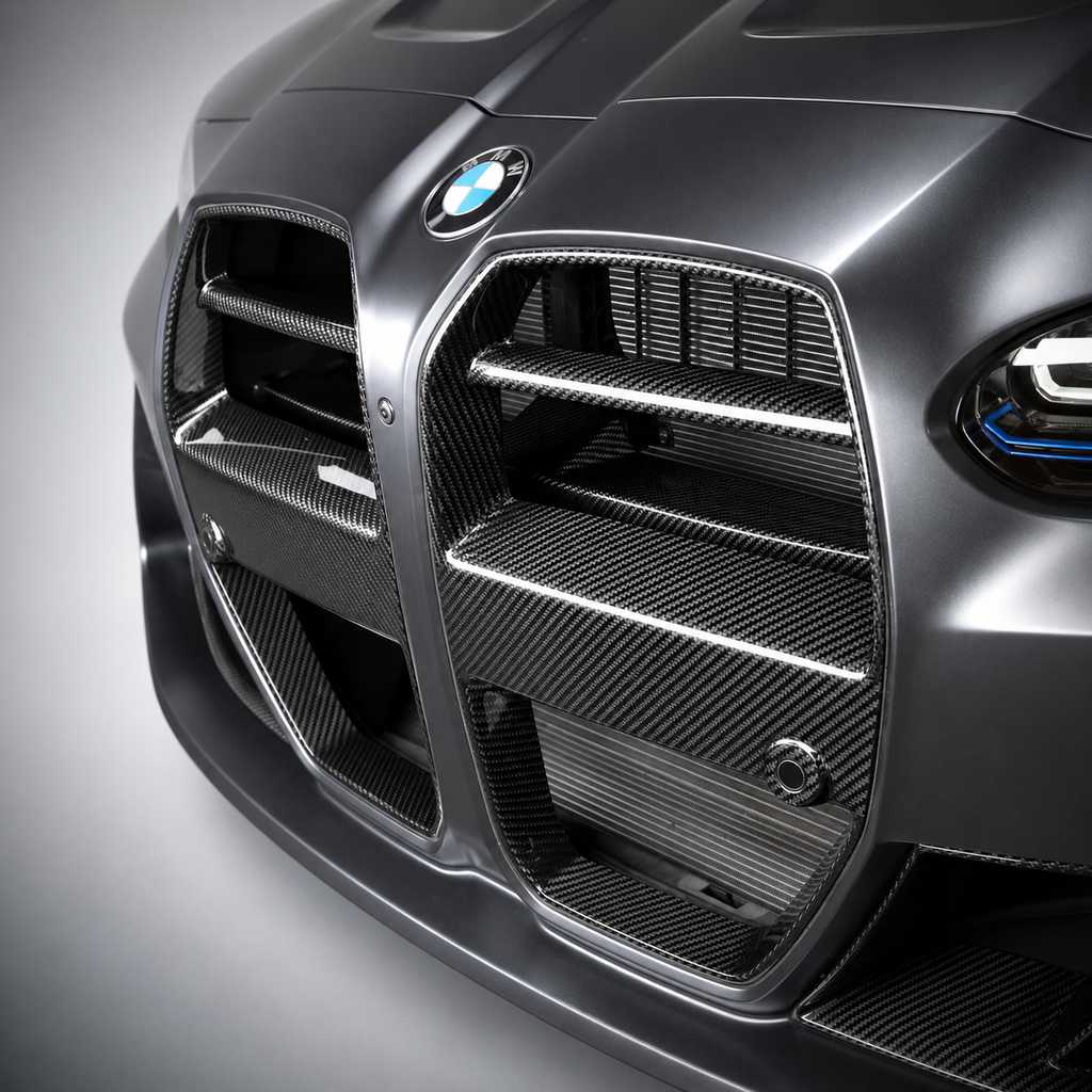 TNF+ Carbon Prallträgerabdeckung passend für BMW M3 (G80/G81) M4 (G82/G83) eintragungsfrei