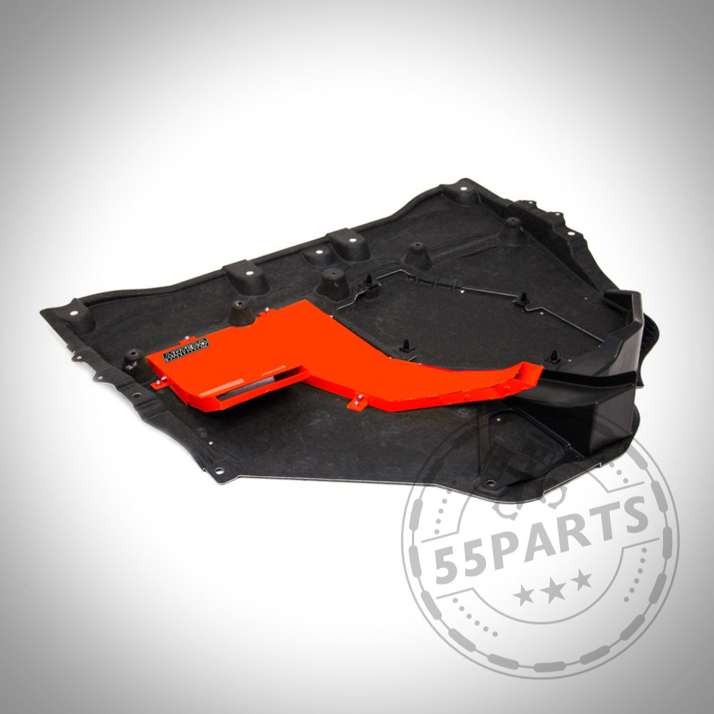 AIRTEC Motorsport Belüftung für vorderes Getriebe, passend für Toyota Yaris GR. Hochwertiges Upgrade von Airtec – ideal für Fahrspaß-Enthusiasten und Performance-Liebhaber. 55Parts Wasserzeichen unten rechts.